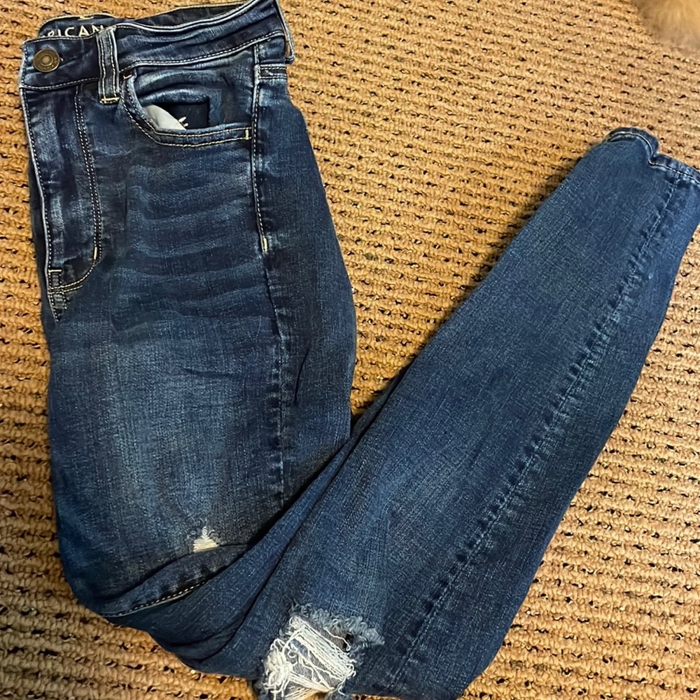 super stretch jeans, size 2, american eagle